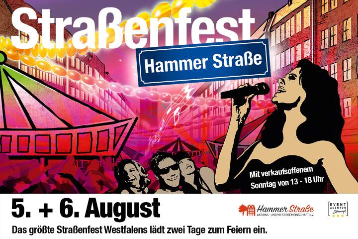 Plakat zum Hammer-Straßen-Fest 2023